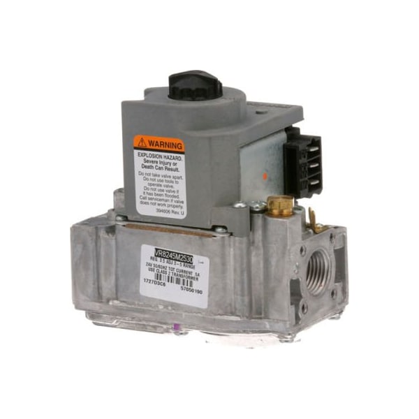 Allpoints 52-1133 Type VR8204A Gas Valve; Natural Gas; 1/2" Gas In / Out; 3/16" Pilot Out